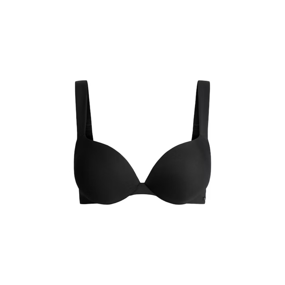 SKIMS Black push up Bikini Top